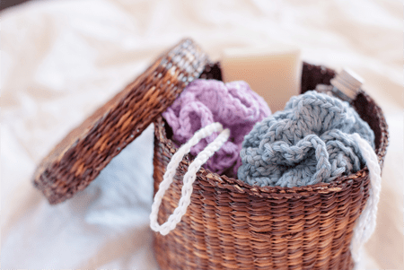 Bath Pouf βαμβακερό
